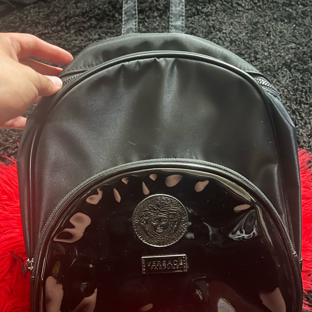 Black Versace backpack